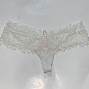 Pink Victoria’s Secret Sexy Lace Women Panties Size M Used In Perfect Condition